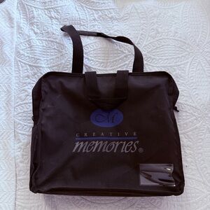 Creative Memories Black Scrapbooking Organizer Bag